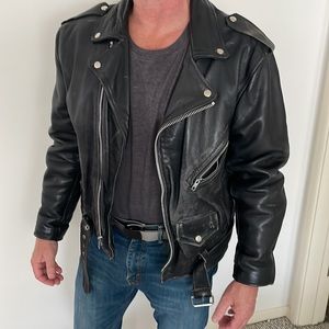 Vintage First Genuine Leather jacket!